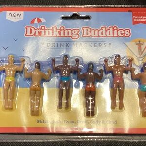 Drinking Buddies Drink Markers - Multicolor